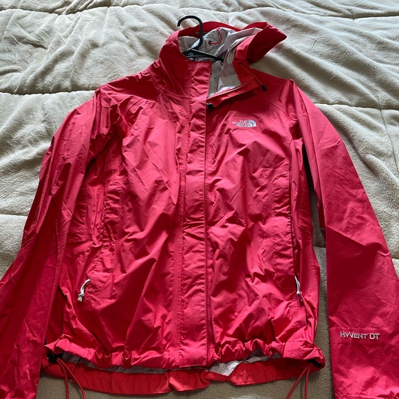 Pink North Face Rain Jacket - Picture 3 of 3